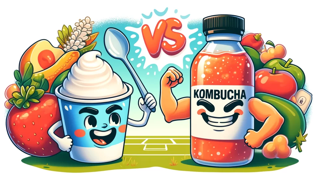 The Great Probiotic Debate: Yogurt vs. Kombucha