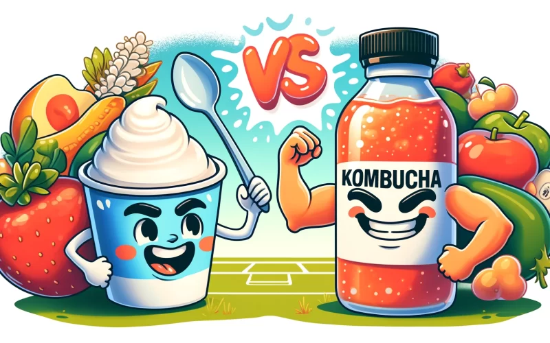 The Great Probiotic Debate: Yogurt vs. Kombucha